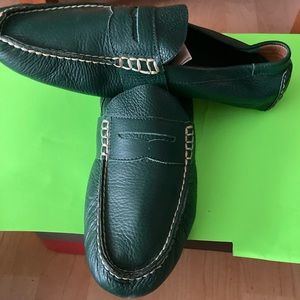 Leather Polo loafers